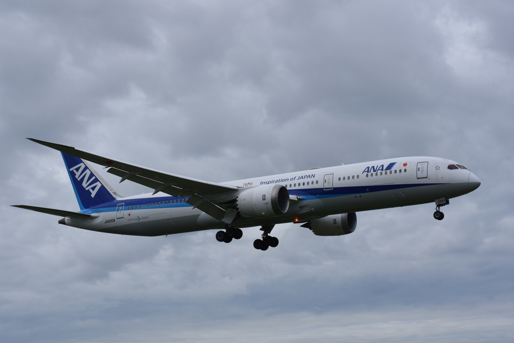 Ｂ787到着