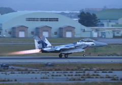 アグレッサー離陸音と光