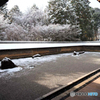 雪の石庭