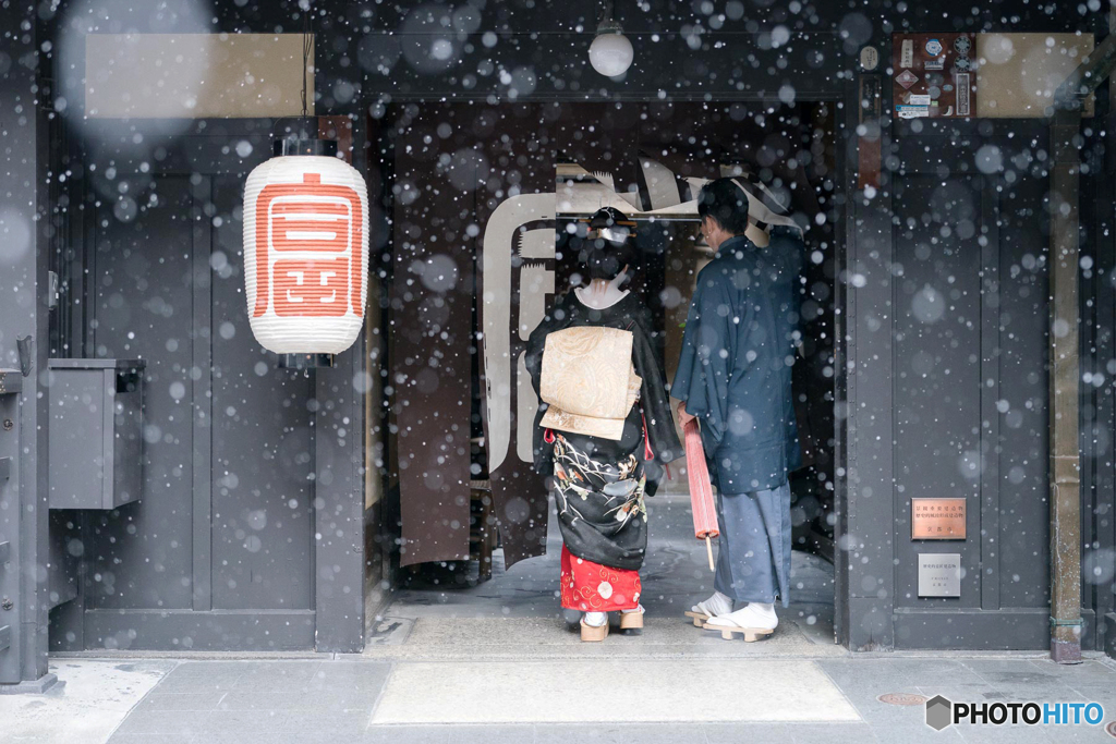 雪の降る日