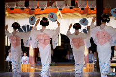 祇園祭 花傘巡行奉納舞