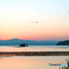 湖北の夕照