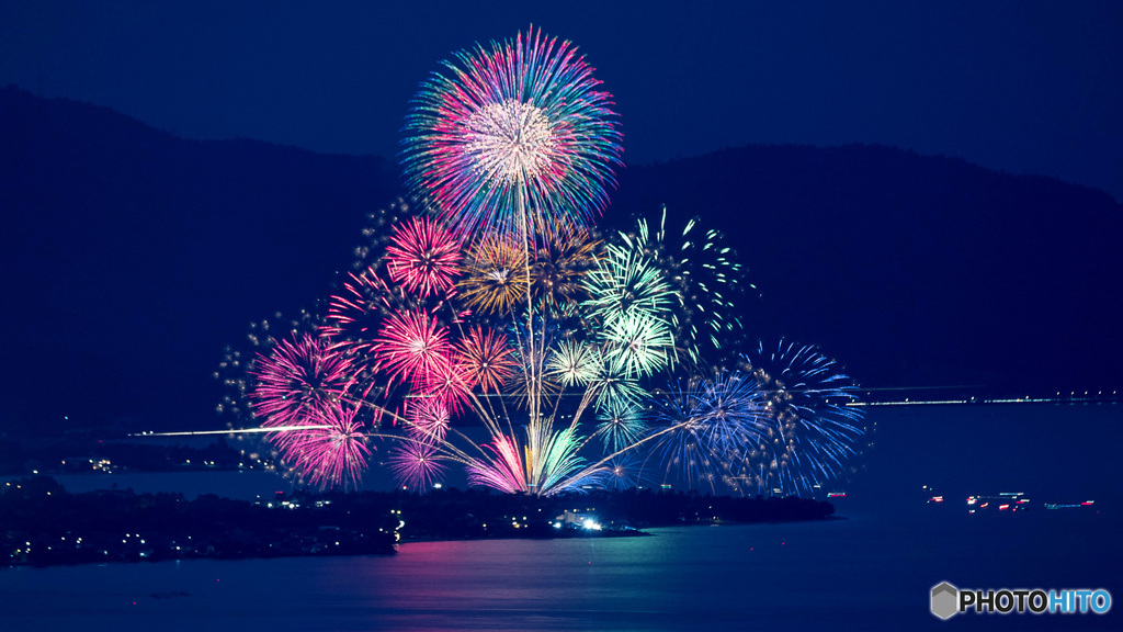 ブルーモーメントの花火