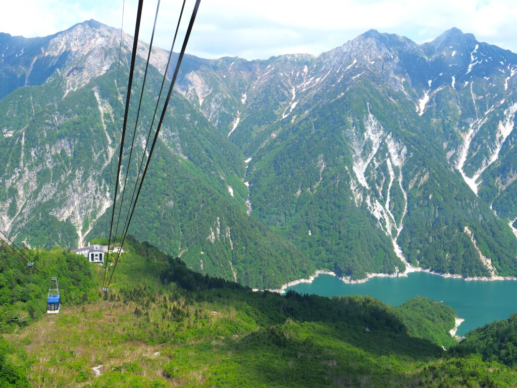 後立山連峰を望んで