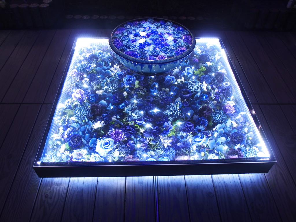 光の花手水♪5