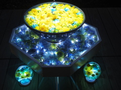 光の花手水♪2