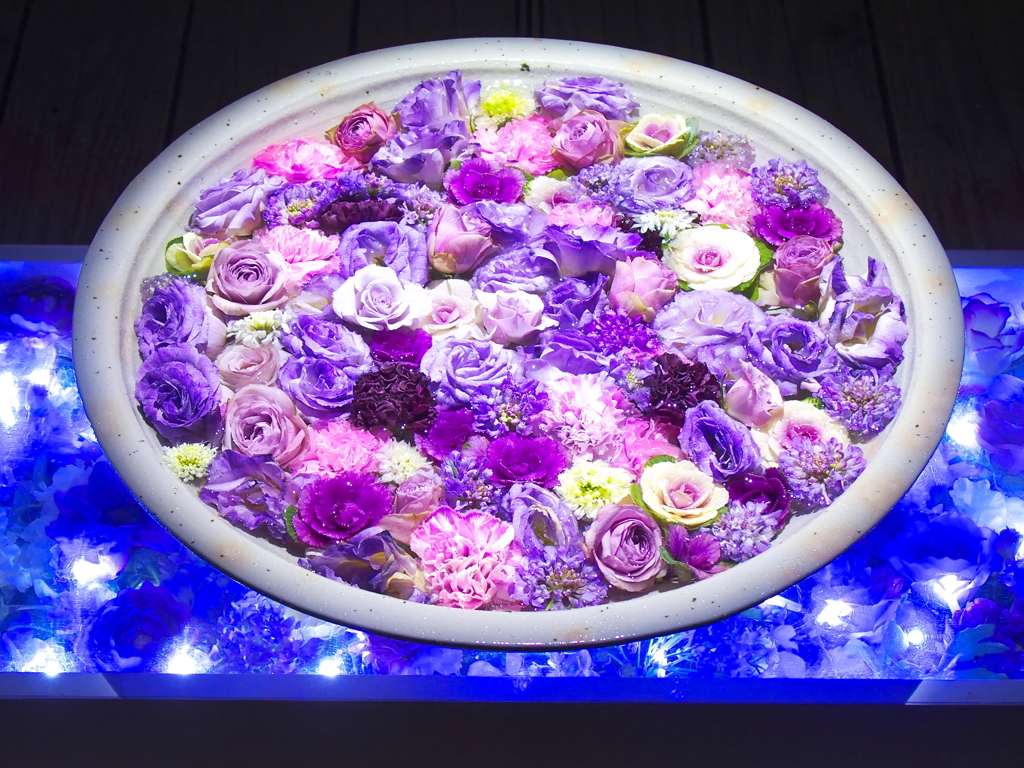 光の花手水♪7