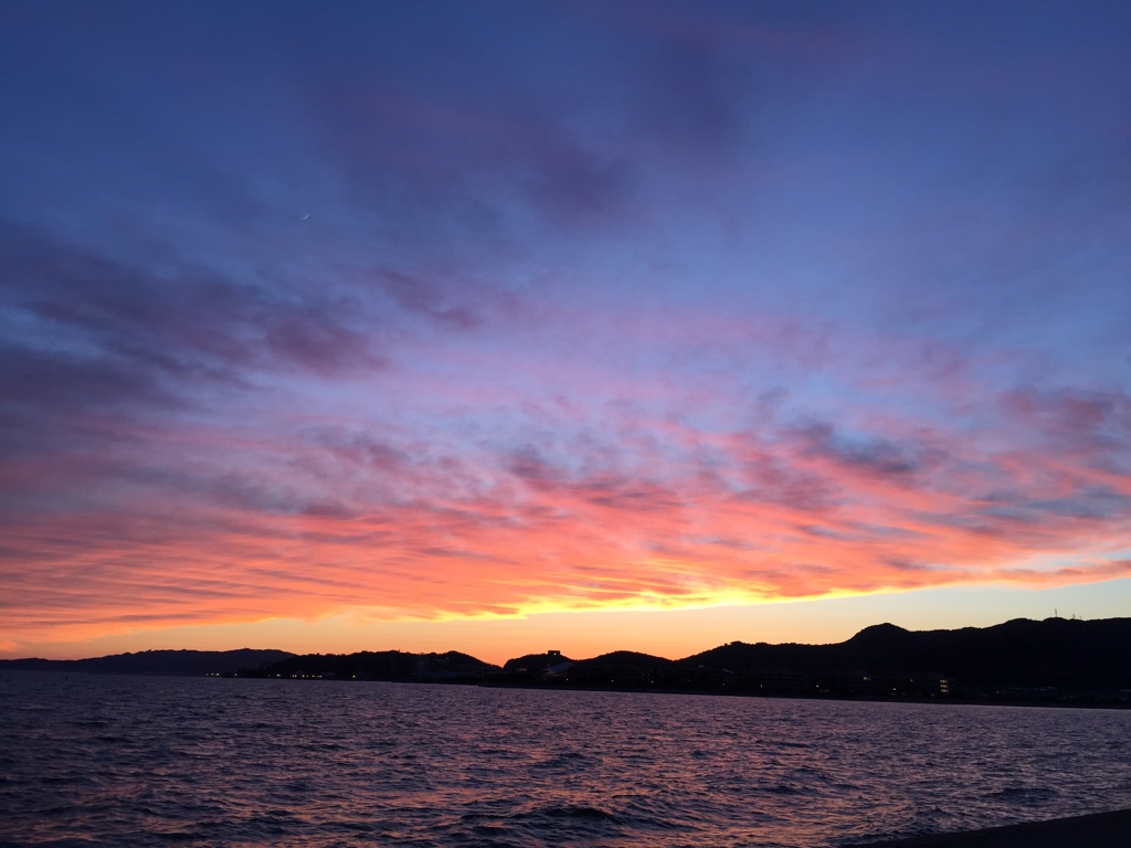 夕暮れ