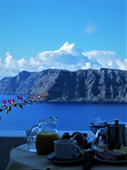海を見ながら朝食を(^_^)