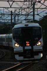 あずさ＿夕焼け