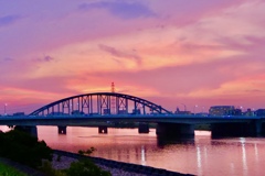 夕日