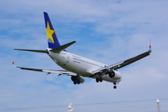 秋空に２