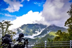 高知県  寒風山の道中