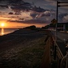 高知県 室戸からの夕日