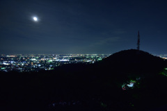 金華山からの夜景