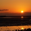 有明海の夕陽