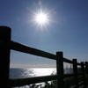 冬の海空