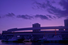 芝浦ループ橋 マジックアワー