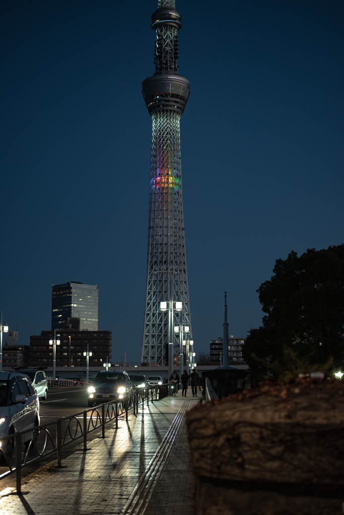 言問橋からのスカイツリー