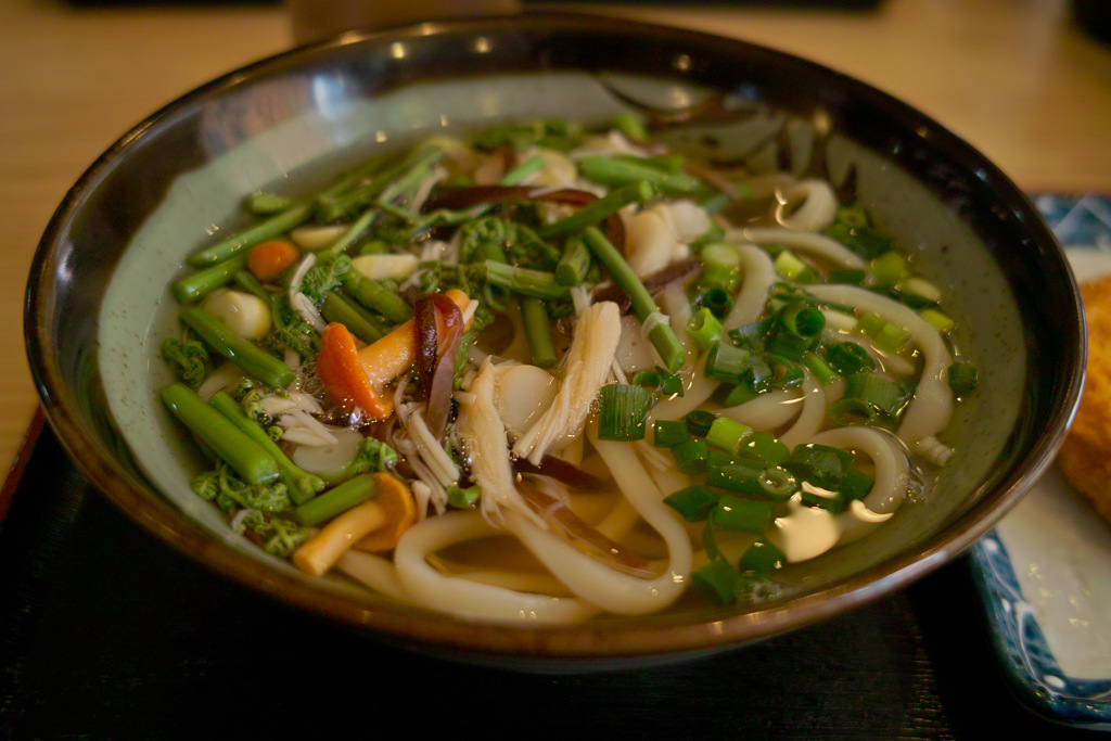 吉祥寺 武吉志の山菜うどん