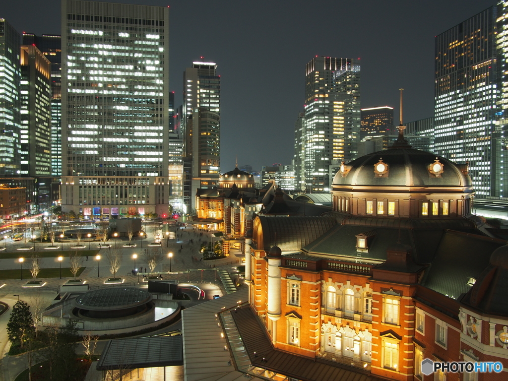 東京駅夜景