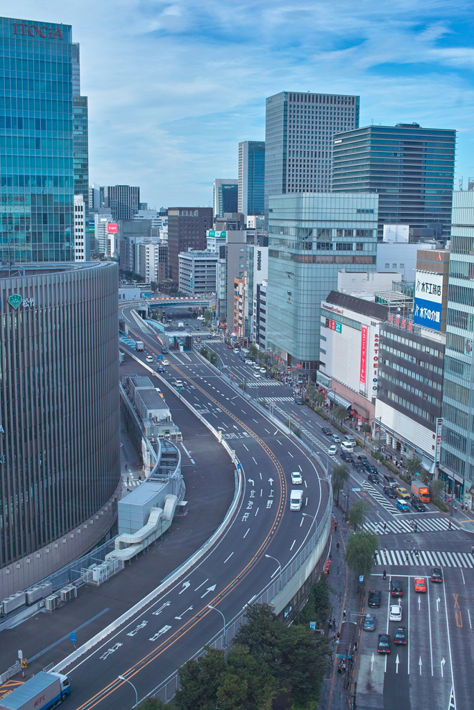東急プラザ銀座屋上から