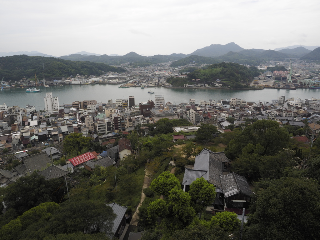 尾道の千光寺山ロープウェイから