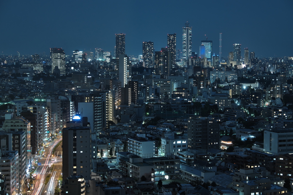 文京シビックセンターから池袋方面