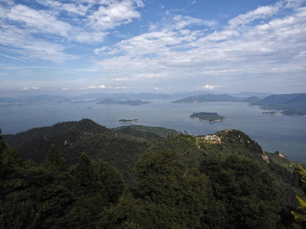 弥山山頂からの眺め