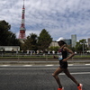 MGC 芝公園付近を疾走する福士選手