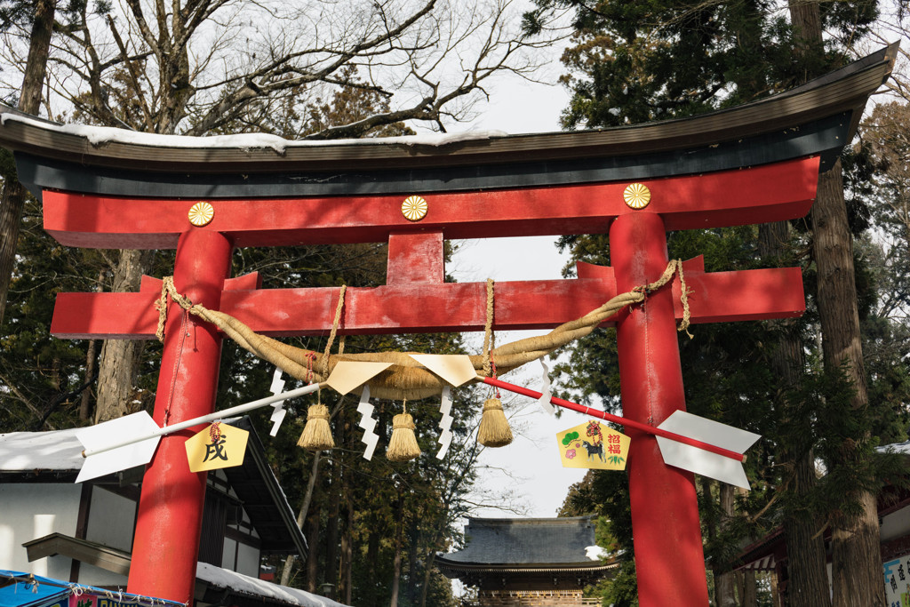 伊佐須美神社　初詣