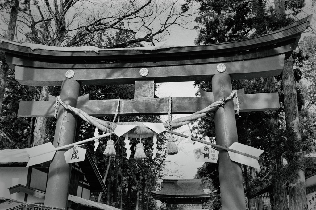 伊佐須美神社　鳥居