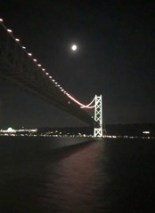 明石海峡大橋(フェリーから) 明石海峡大橋(フェリーから)