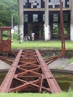 夏の思い出（旧豊後森機関庫）