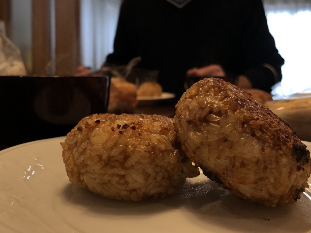 名人の焼きおにぎり