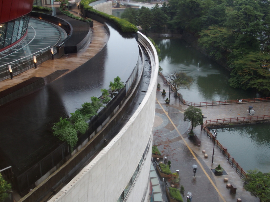ガラス越しの城下町　いち