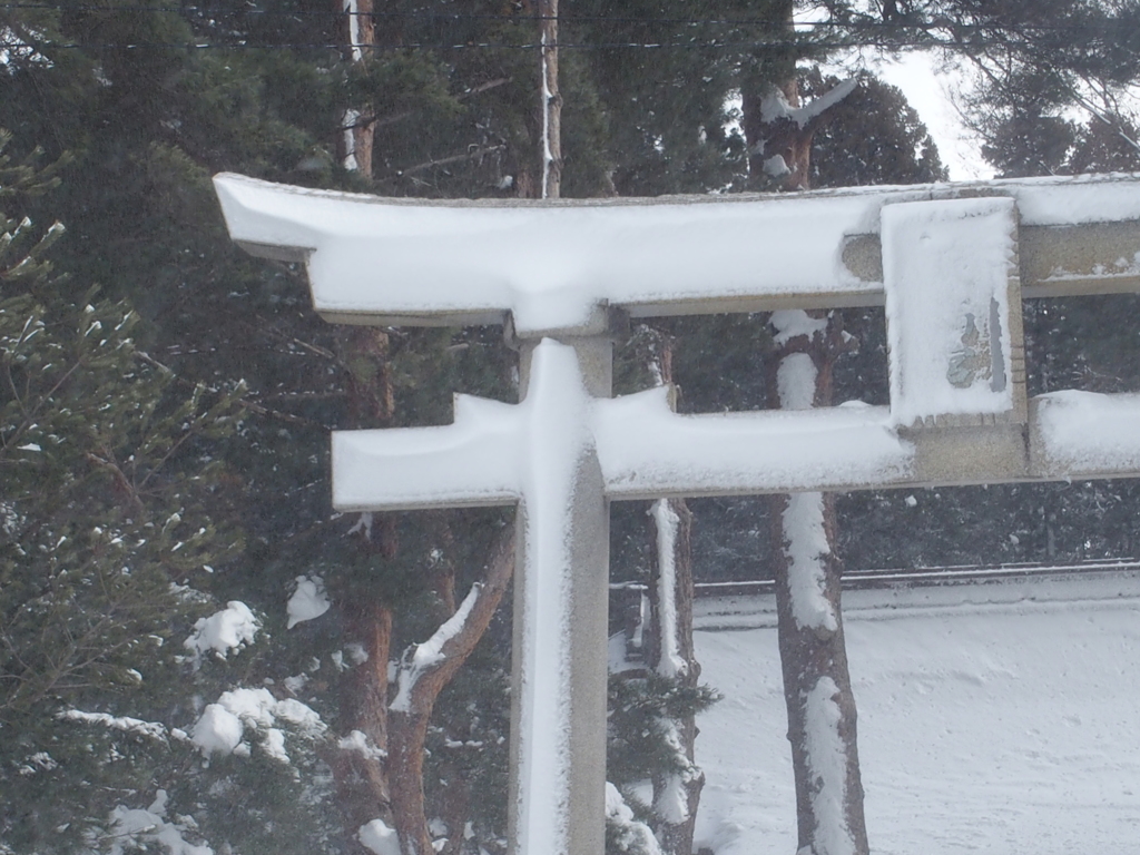 白い鳥居