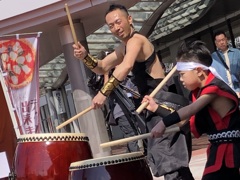 イベント広場にて