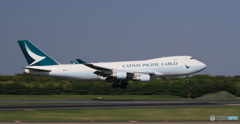 747Ｆ着陸
