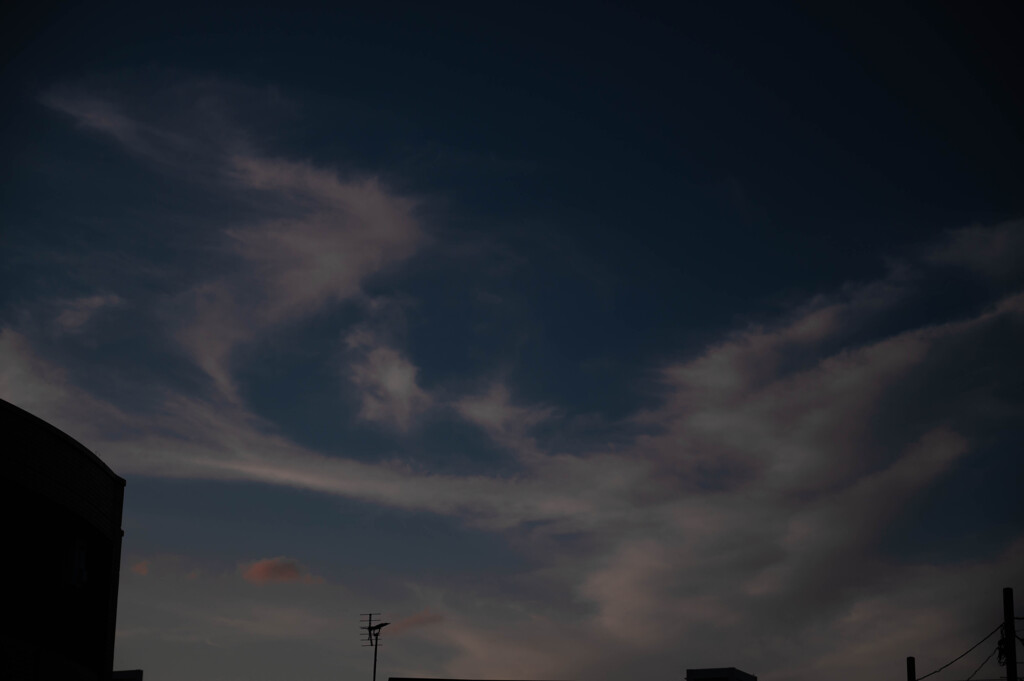 夕方の雲