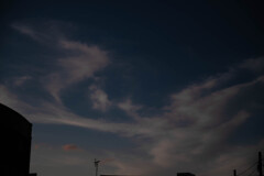 夕方の雲