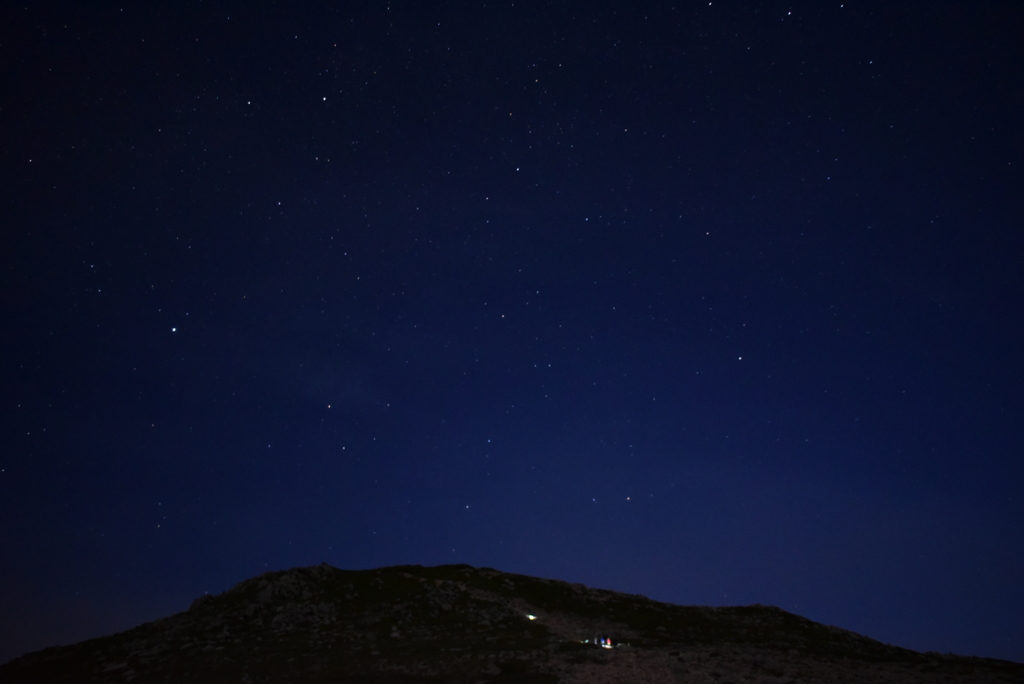 木曽駒ケ岳の星空