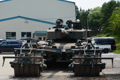 90式戦車（地雷源処理ローラー）