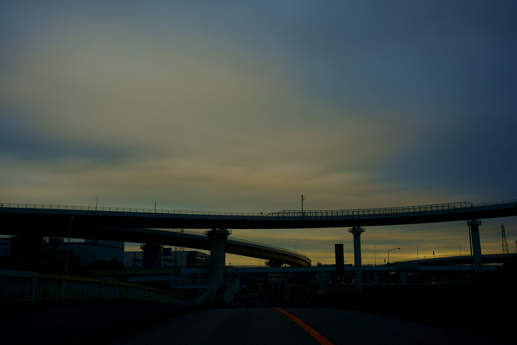On the way home