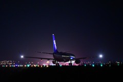 仙台空港夜間撮影