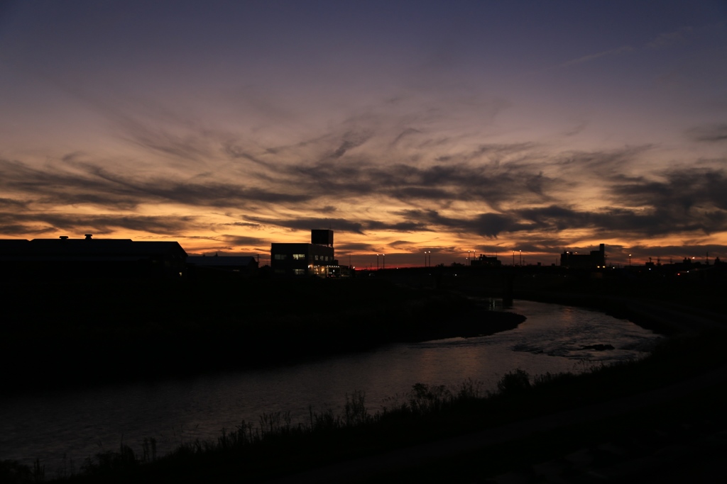 夕日の空の色、色々