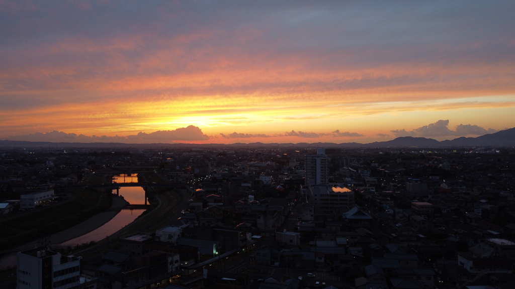 夕焼け風景