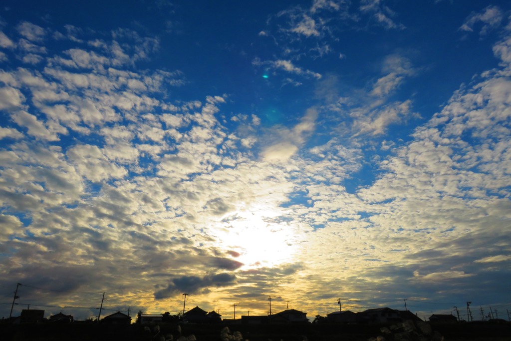 今日の空