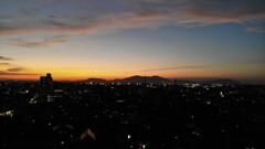 昨日の夕焼け空