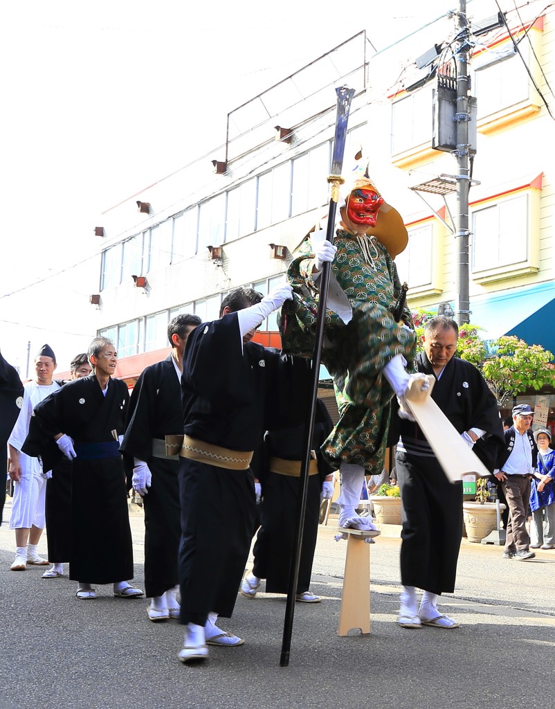 大名行列の天狗様